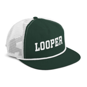 Looper Dark Green Meshback Rope Cap (DNA002-IXW-854979)