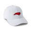 White Cap - Red Fill with Black Outline